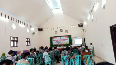 Musdes LPJ (Laporan PertanggungJawaban) Realisasi APBDes th 2023 Desa Sidoharjo Kecamatan Sruweng