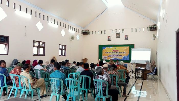 Musyawarah Desa Penetapan Data SDGs Desa Tahun 2023 Desa Sidoharjo Kecamatan Sruweng  Kabupatem Kebumen 01
